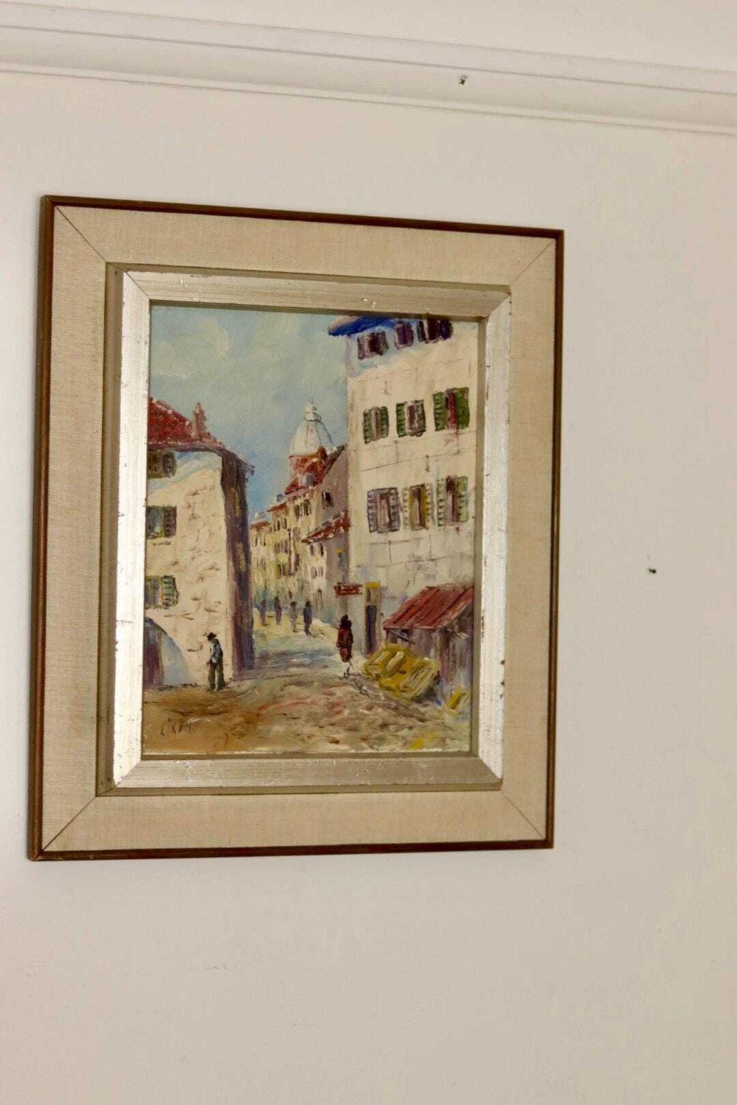 " European Street" By Lironi, Mid 20th Century