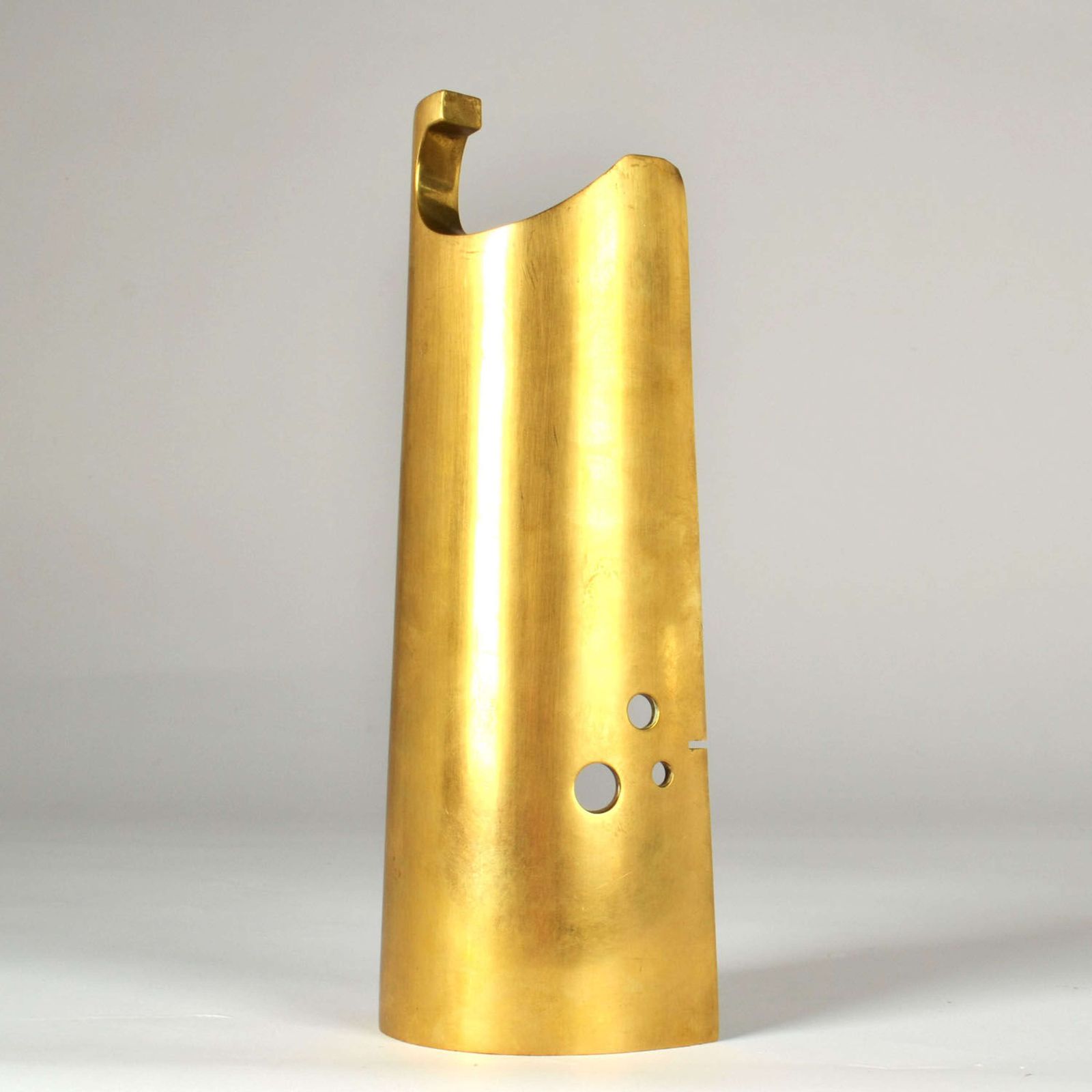 Brass Sculpture Of Abstract Figure 1970's photo vinterior