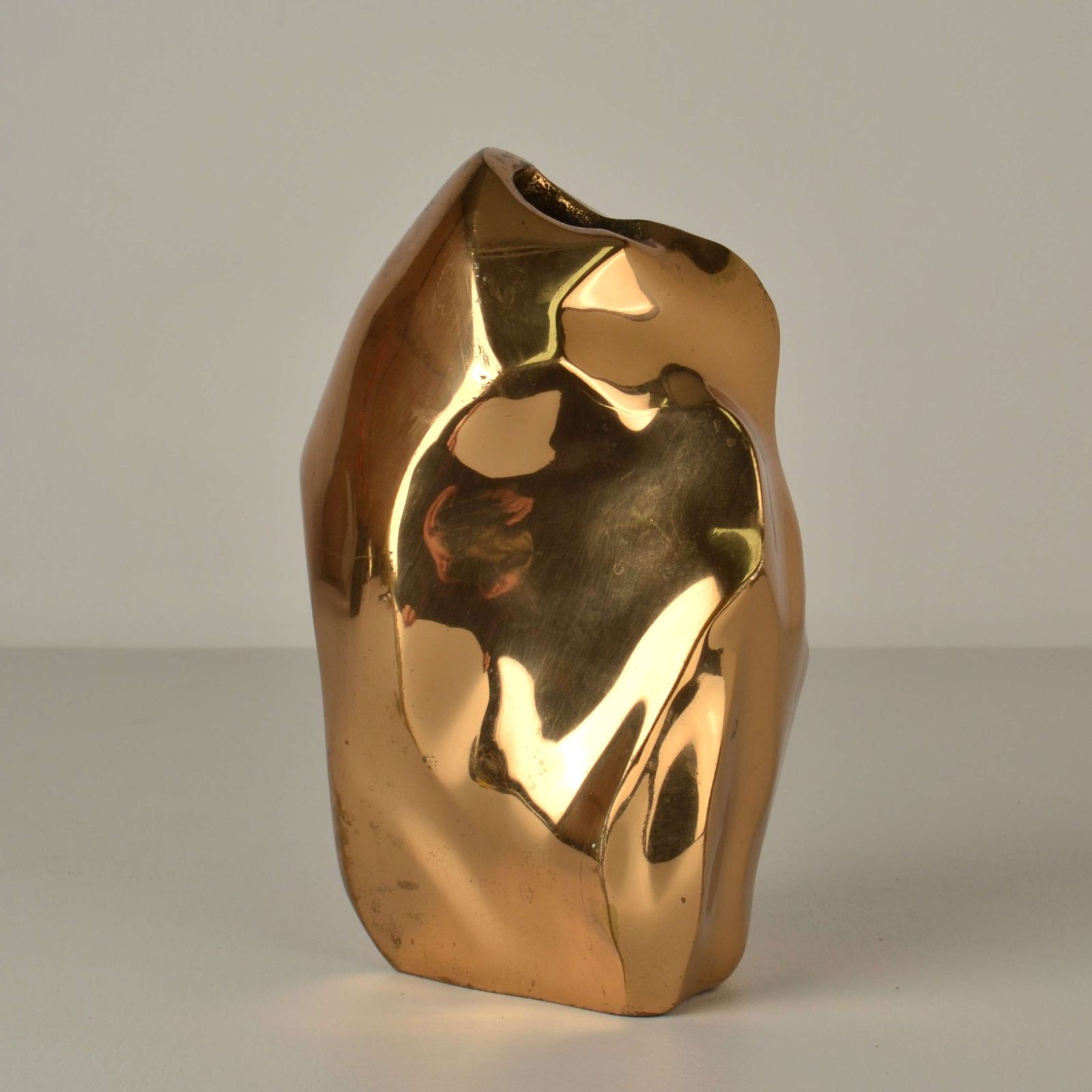 Sculptural Bronze Vase By Michel Jaubert photo Home Decor
