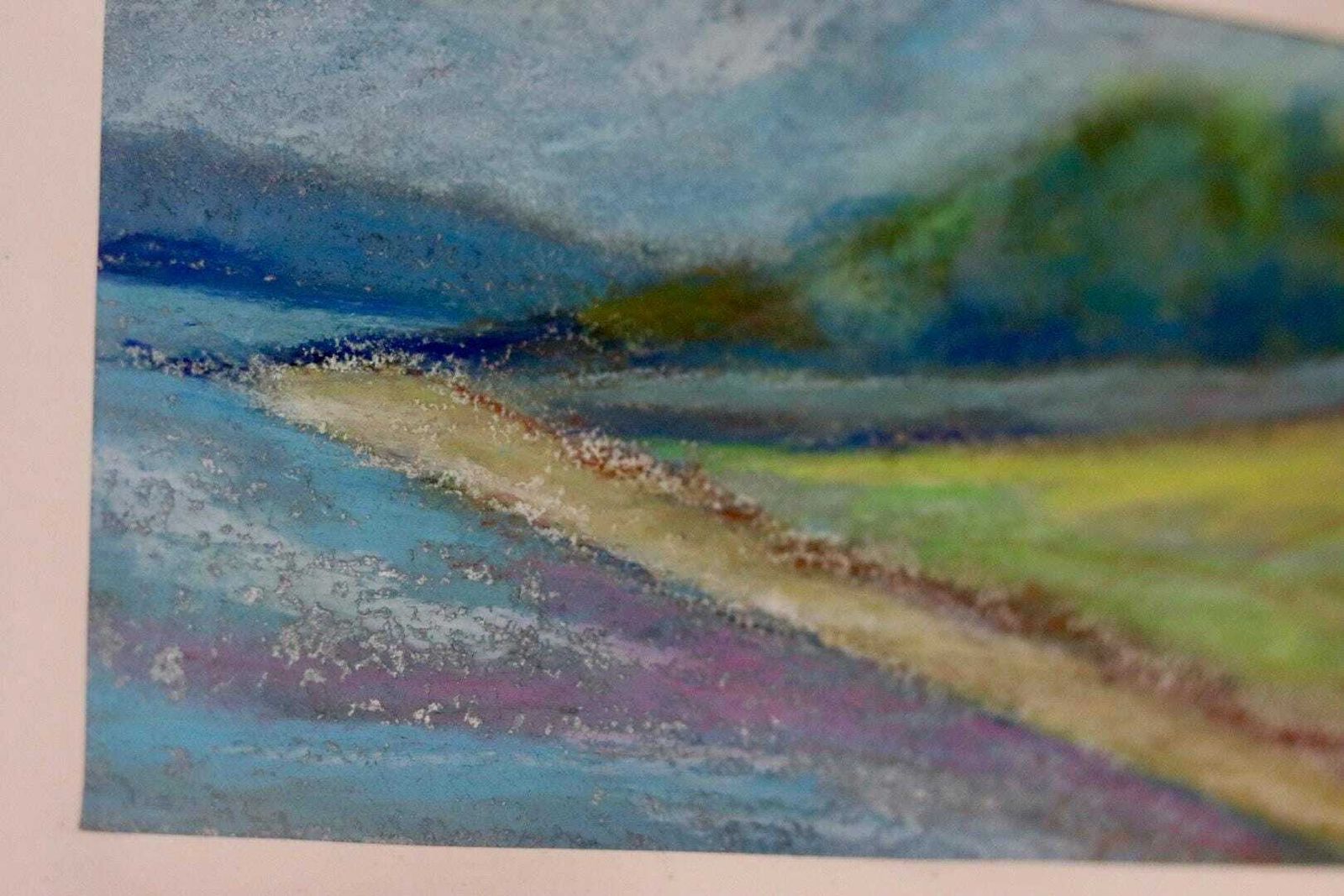 Swedish Mid Century Oil On Board Painting" Coastal Landscape " photo 225.0