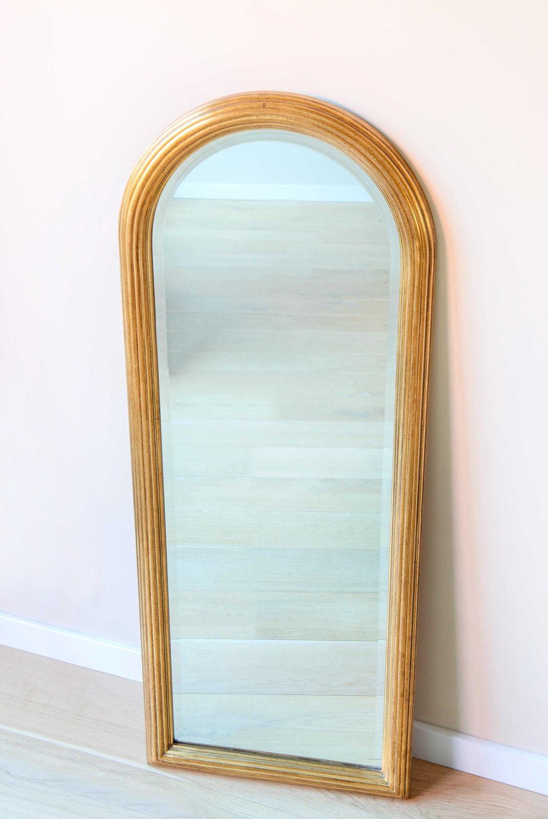 Tall Golden Arch Mirror, Hollywood Regency, Design Wall Mirror, Decorative Belgian Mirror, Deknudt, Mid Century Mirror, Made In Belgium photo 600.0