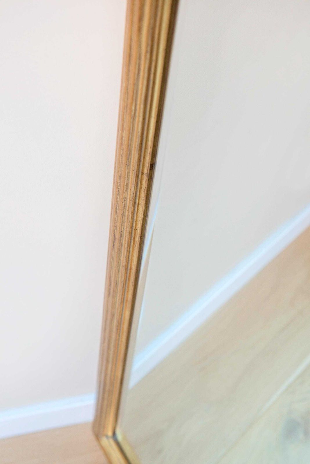 Tall Golden Arch Mirror, Hollywood Regency, Design Wall Mirror, Decorative Belgian Mirror, Deknudt, Mid Century Mirror, Made In Belgium photo buy