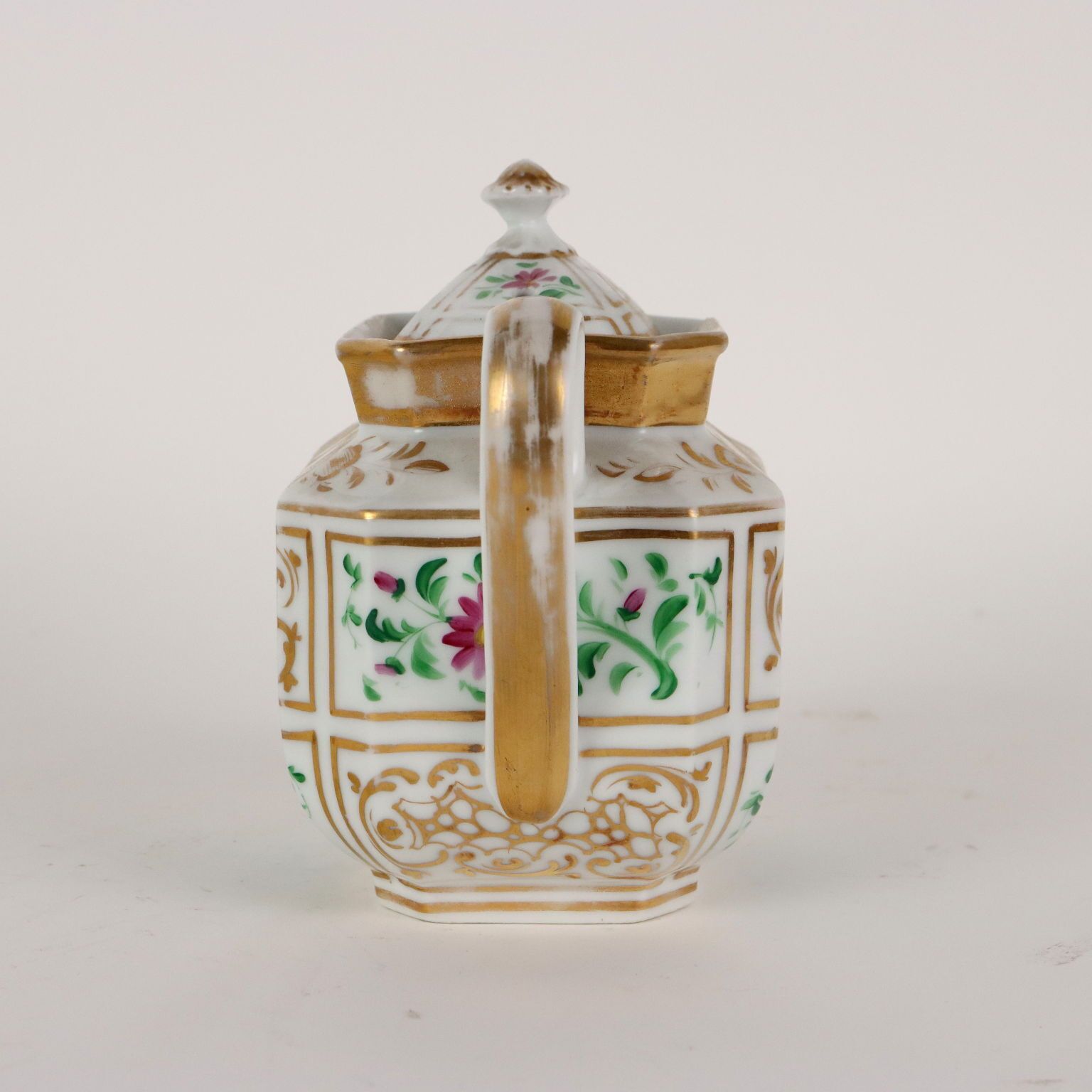 Antique Tea Set White Porcelain Europe Mid XIX Century photo Home Decor