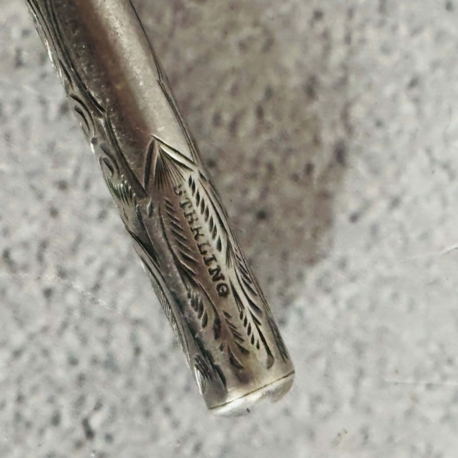 295.0 Antique Silver Retractable Pen Pencil And Knife photo
