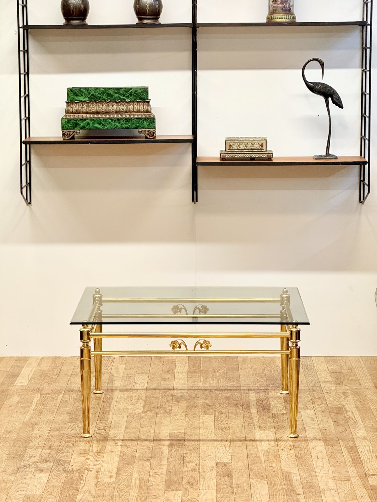 photo furniture Italian Hollywood Regency Lounge Occasional Table By Metalstudio S.P.A