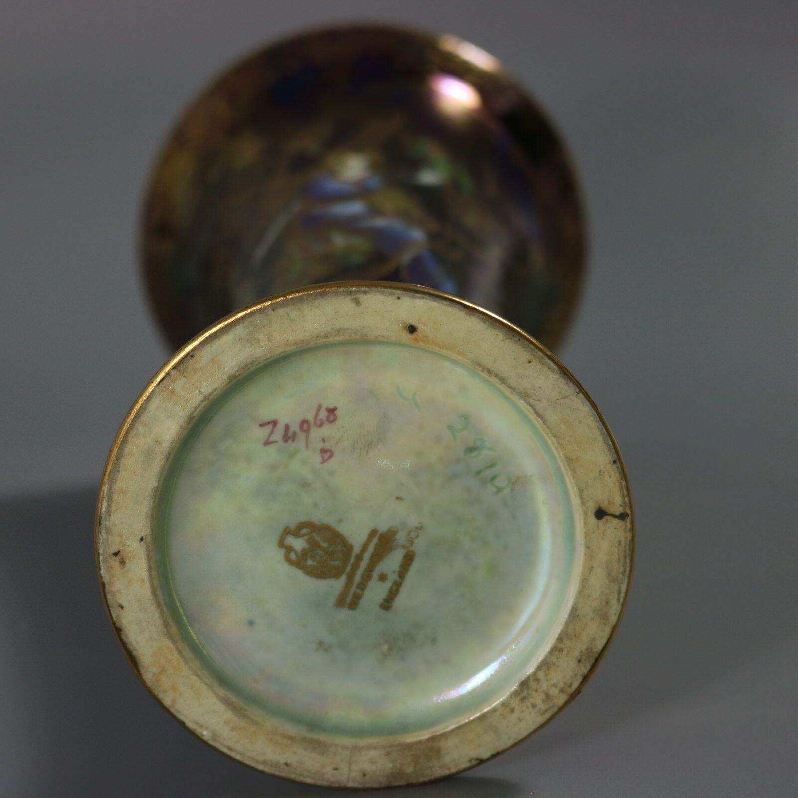 photo for sale Wedgwood Fairyland Lustre Butterfly Women Trumpet Vase