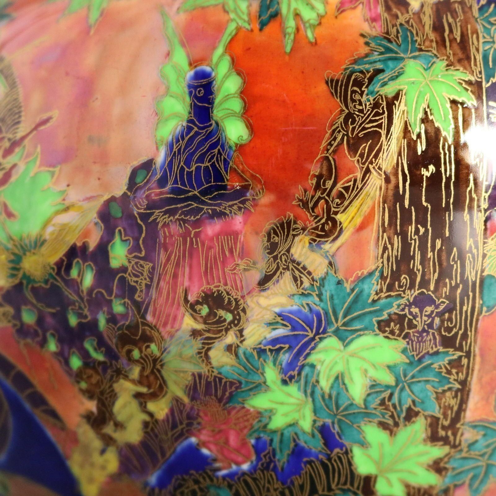 Home Decor Wedgwood Flame Fairyland Lustre 'Fairy Slide' Covered Vase photo
