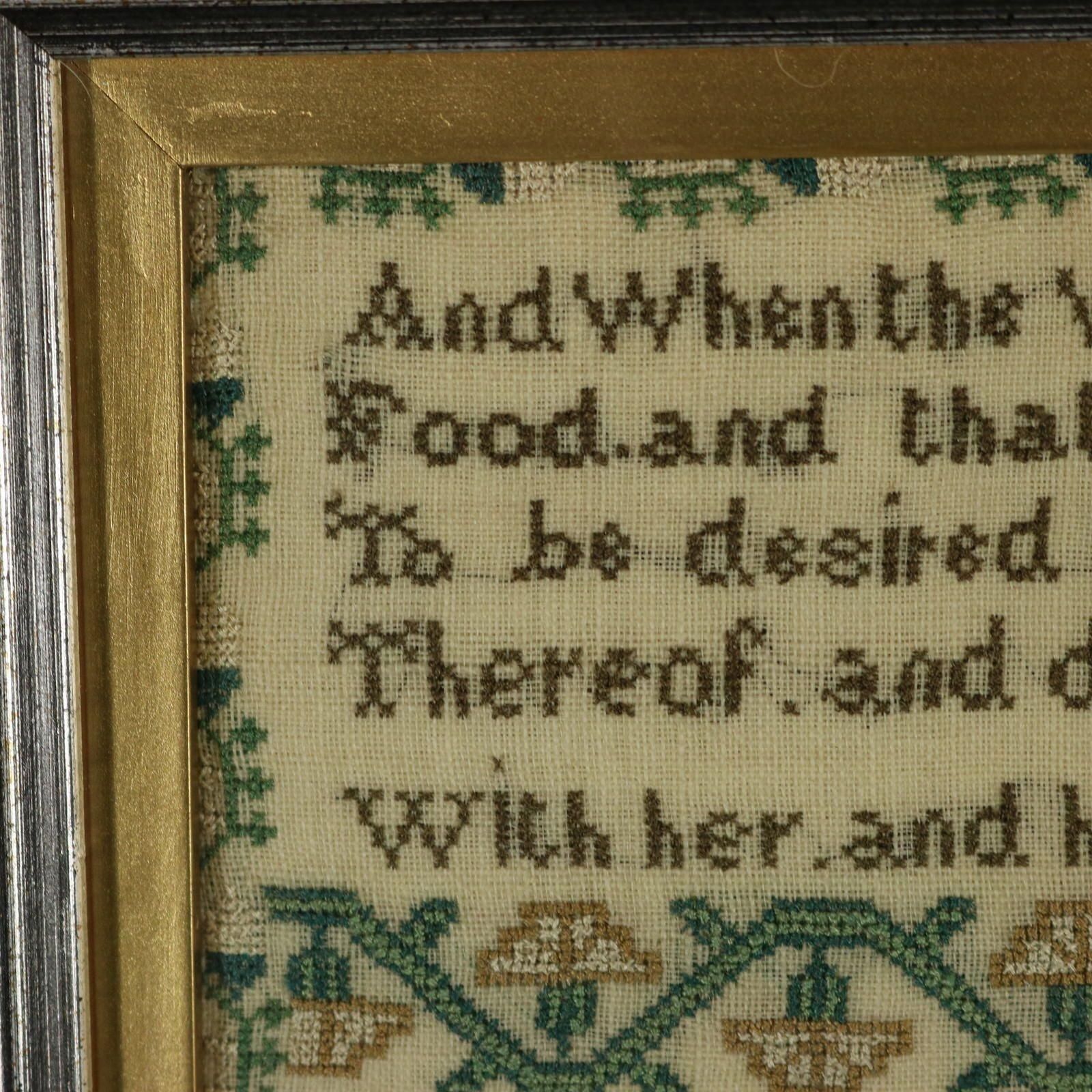 Pair Of Sister Samplers, 1810, Priscella And H Trokes photo 2677.0