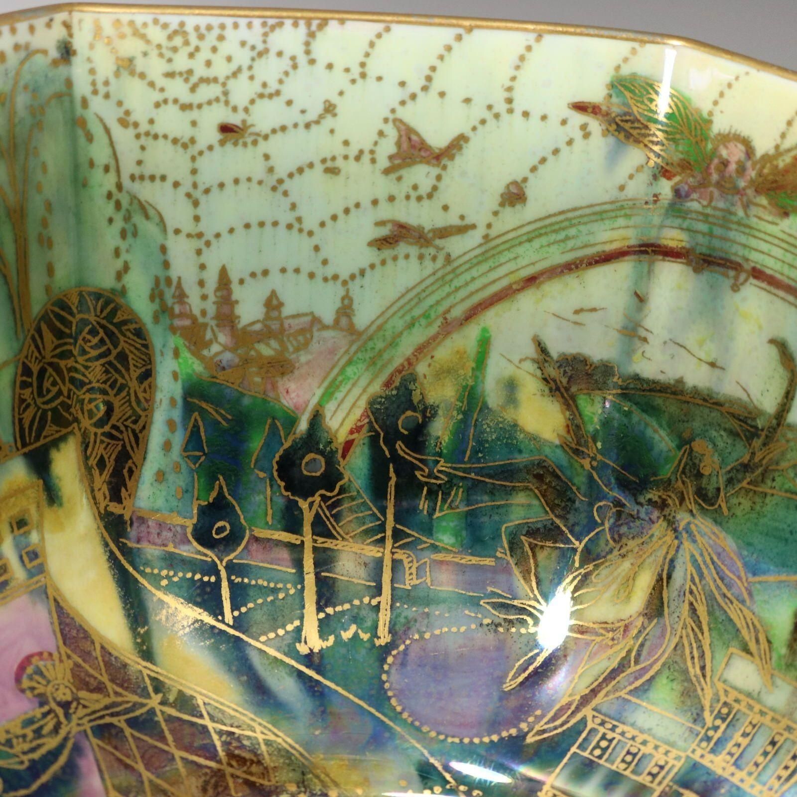 4352.0 Wedgwood Fairyland Lustre Octagonal Dana Bowl photo