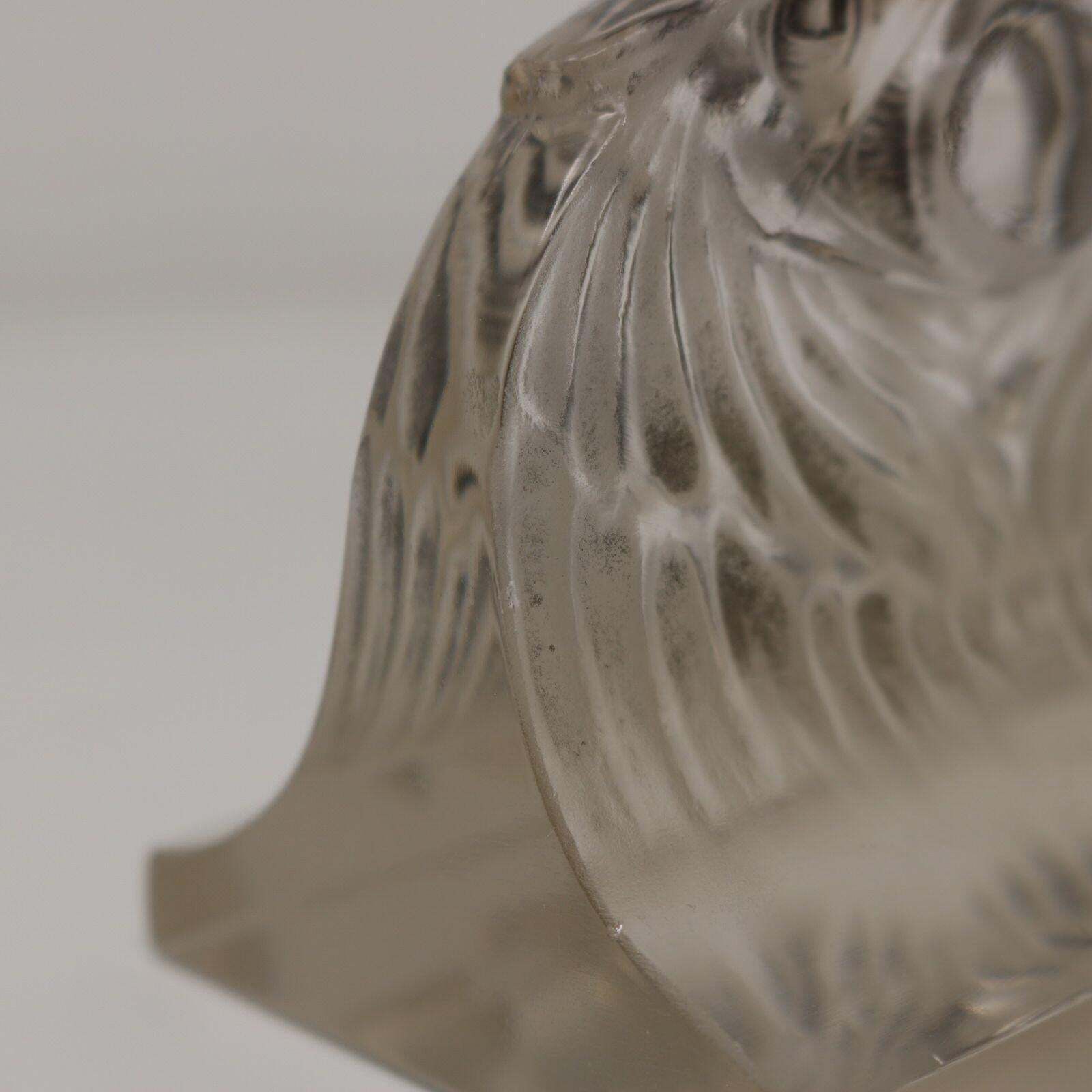 photo vinterior Rene Lalique Glass 'Deux Aigles' Paperweight