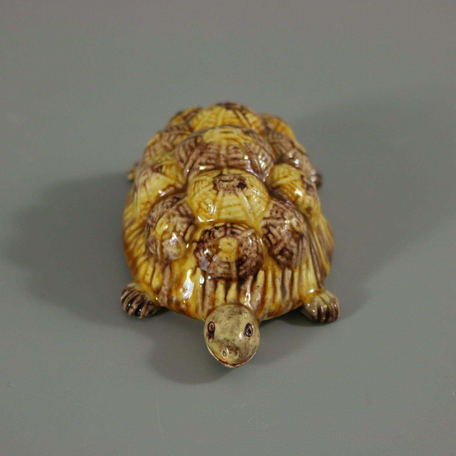 Portuguese Palissy Majolica Tortoise Figure photo furniture
