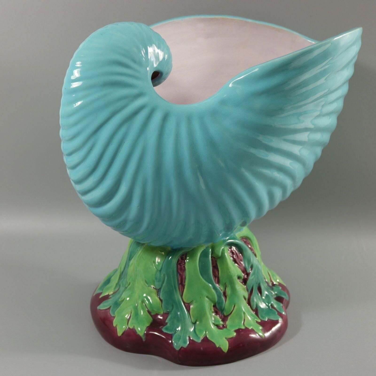 Minton Majolica Nautilus Shell bloempot photo buy