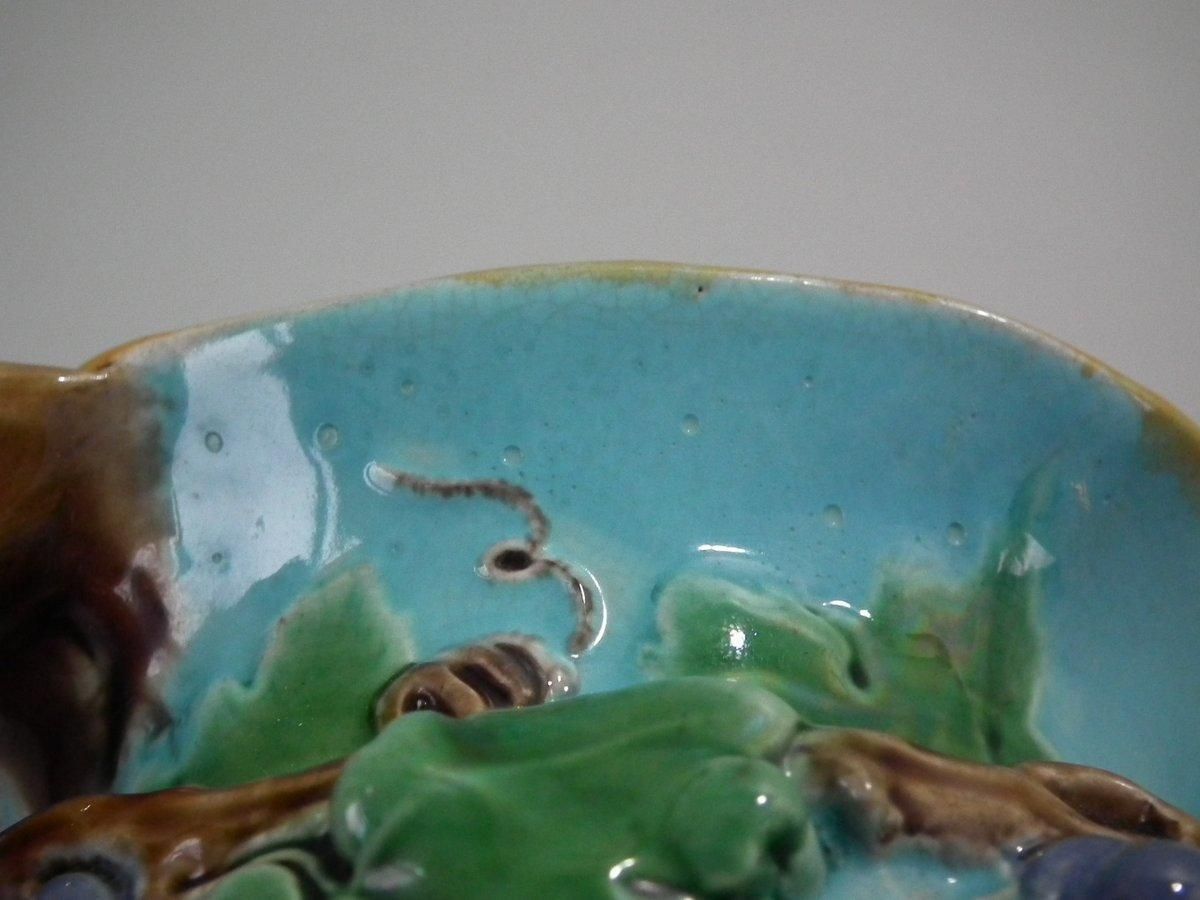 Minton Majolica Two Handled Vase On Pedestal photo vintage