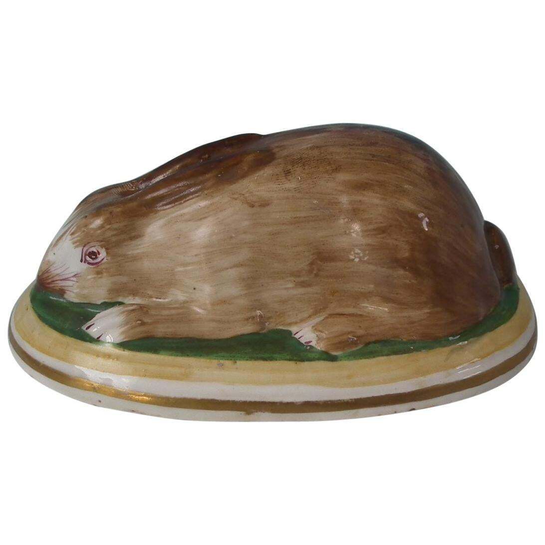 Staffordshire Porcellaneous Rabbit Figure