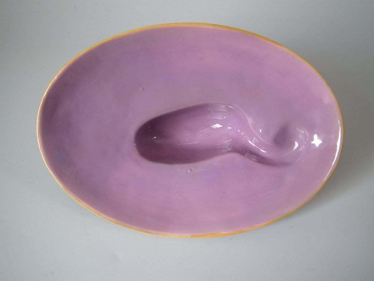 photo for sale George Jones Majolica Partridge Game Pie Dish And Cover