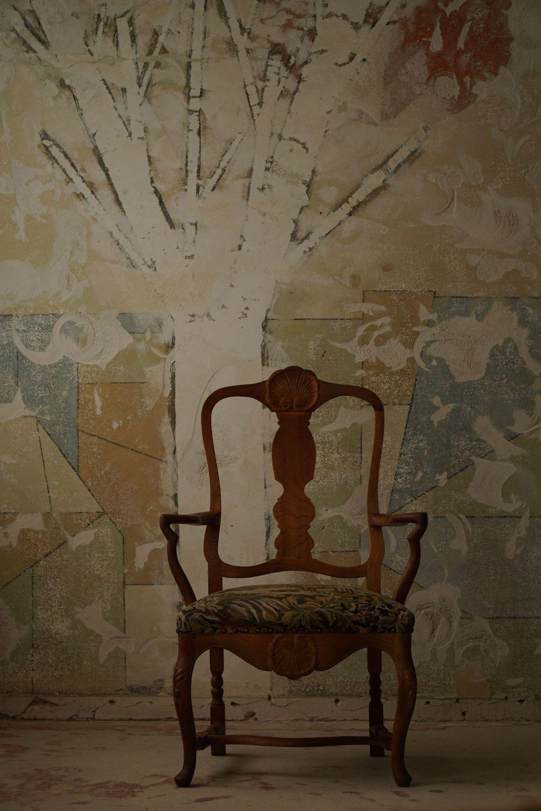 Classic Baroque Style Armchair In Oak, Made By A Danish Cabinetmaker, 1930s photo buy