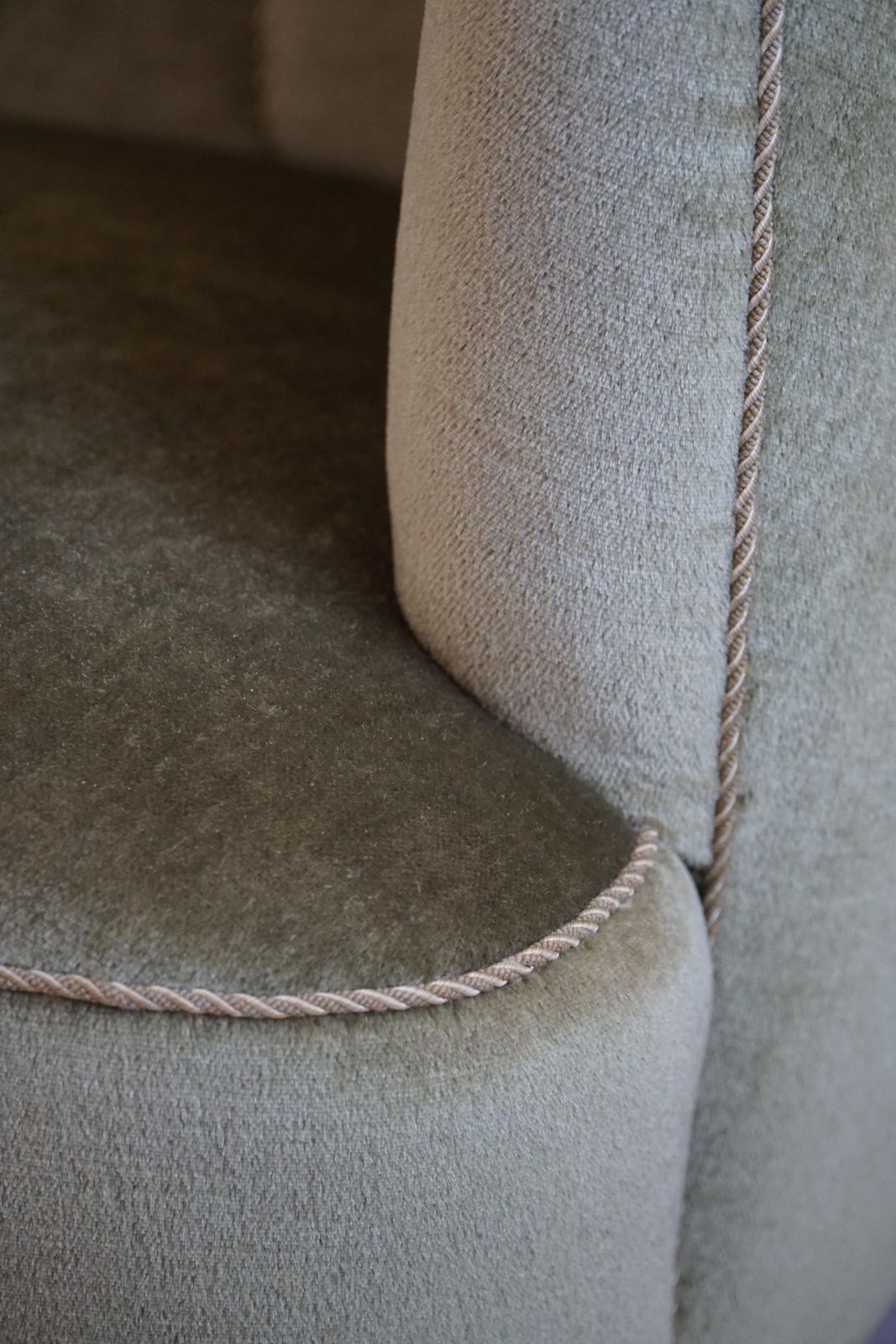 Danish Midcentury, Curved Club Chair, Viggo Boesen Style, 1940s photo buy