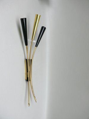 Large Wall Lights In The Style Of Stilnovo, 1950s, Set Of 3 photo vinterior