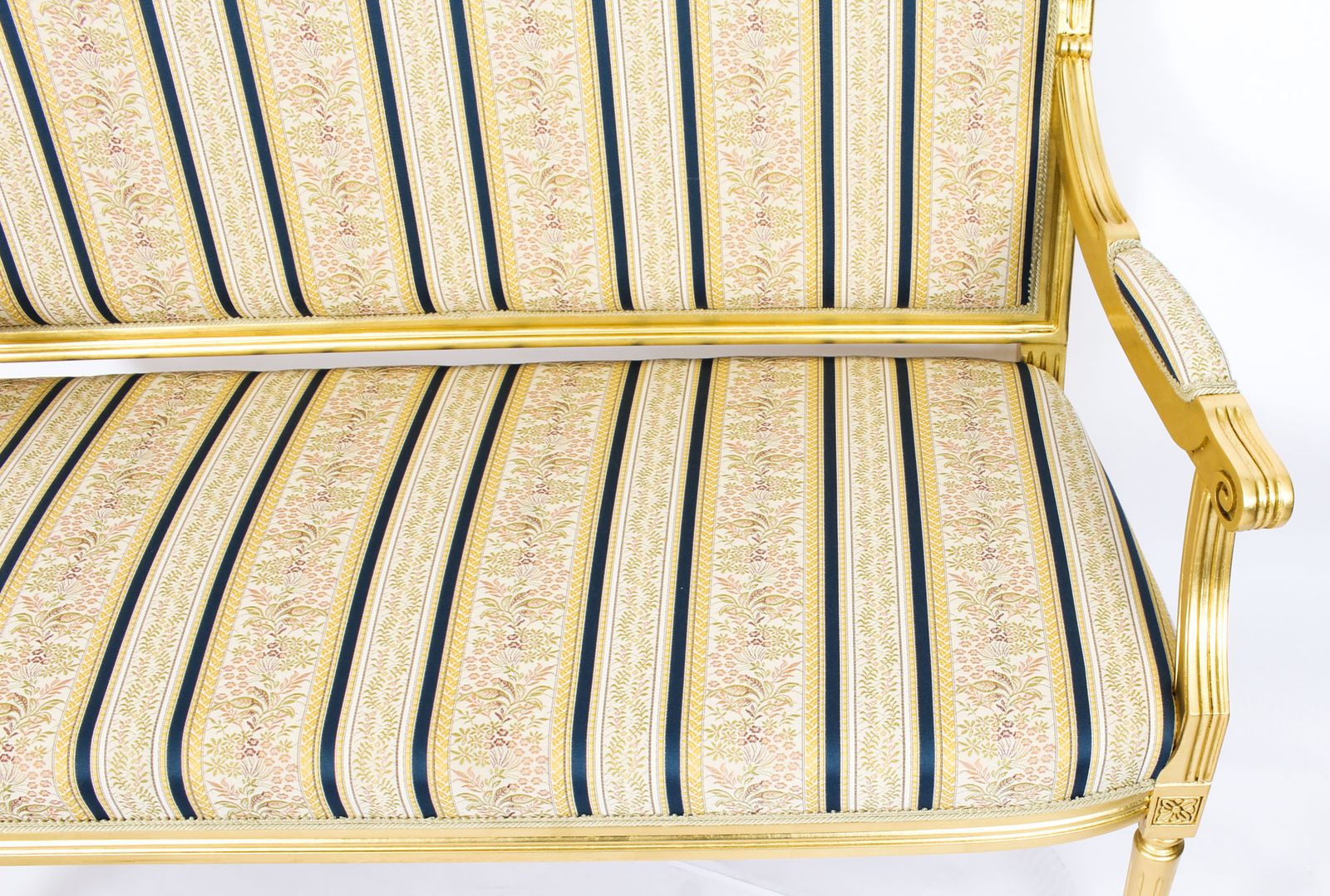 Bespoke Pair Armchairs & Sofa   French Louis XVI Giltwood Suite photo 4250.0