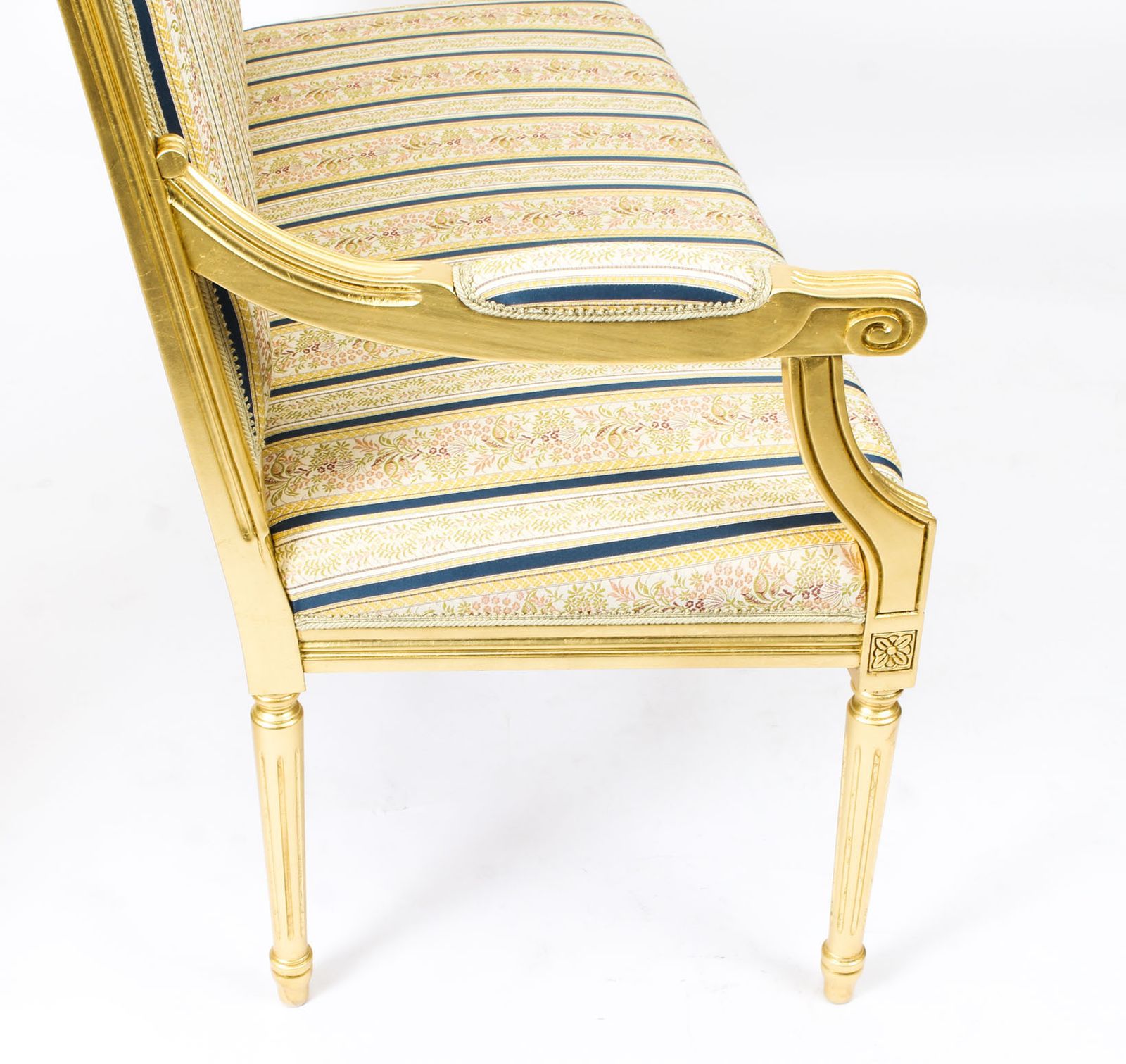 photo vinterior Bespoke Pair Armchairs & Sofa   French Louis XVI Giltwood Suite