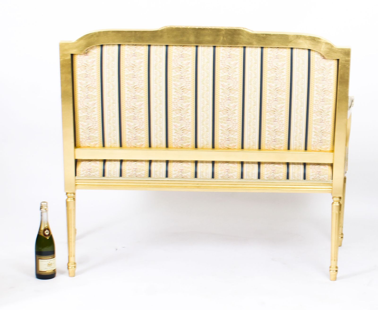 photo buy Bespoke Pair Armchairs & Sofa   French Louis XVI Giltwood Suite