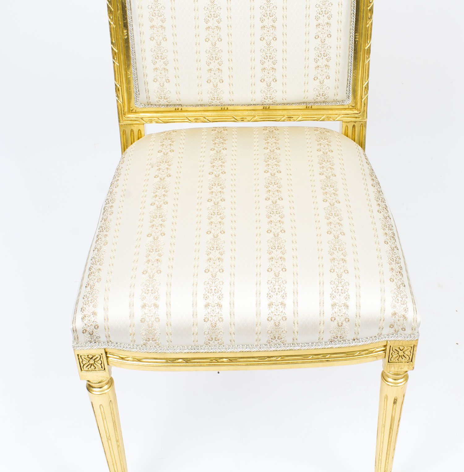 Bespoke Sets Of Giltwood Dining Chairs In The Louis XV Style Available To Order photo for sale