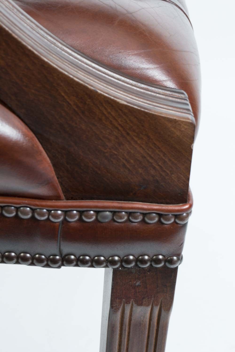 photo furniture Bespoke English Handmade Gainsborough Leather Desk Chair