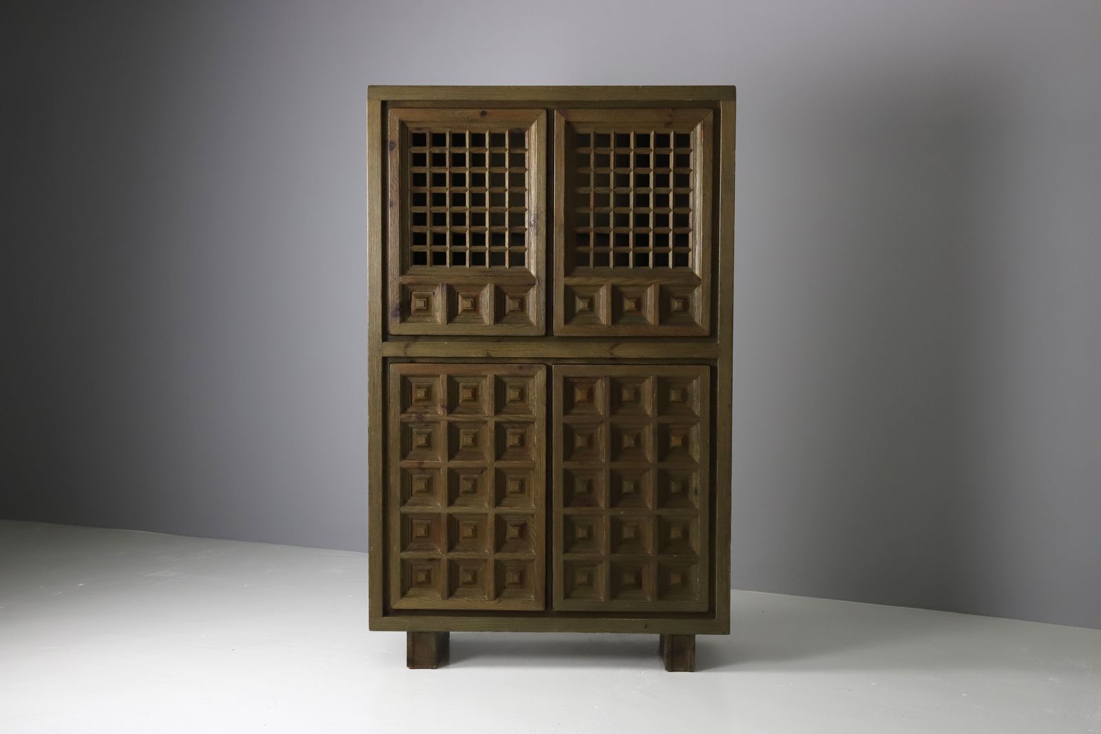 Biosca Brutalist Highboard, 1960s photo Furniture