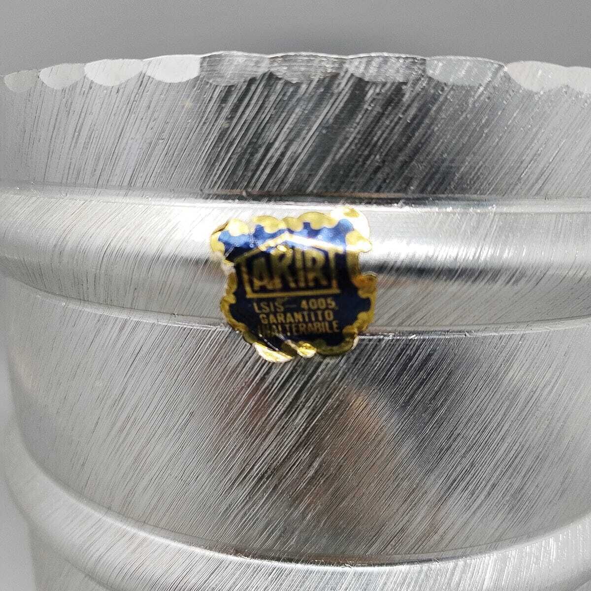 1960s Elegant Champagne Ice Bucket By Arir In Aluminium. Made In Italy photo 345.0