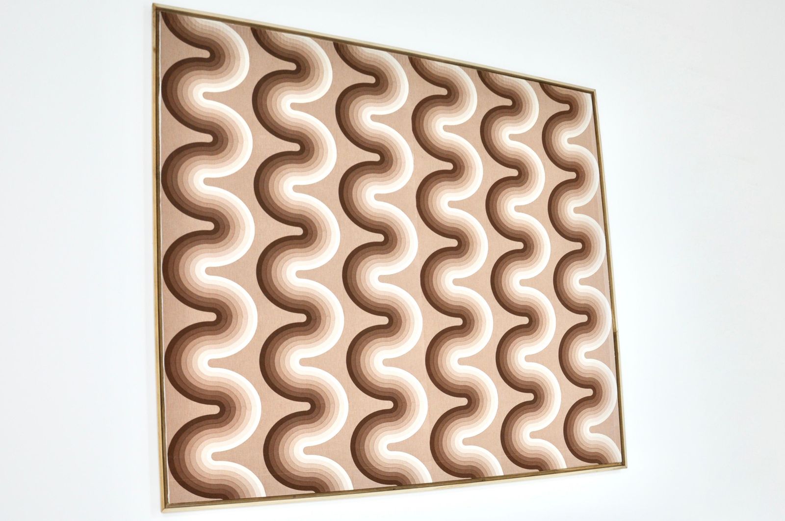 Fabric Board By Verner Panton For Mira Spectrum, 1970s photo Art