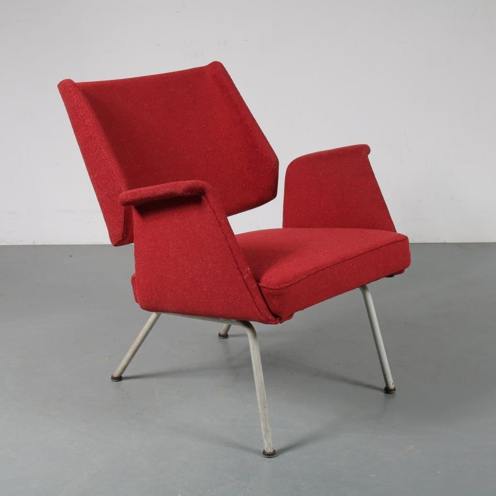 1956 Unique German Lounge Chair By Herbert Hirche photo furniture