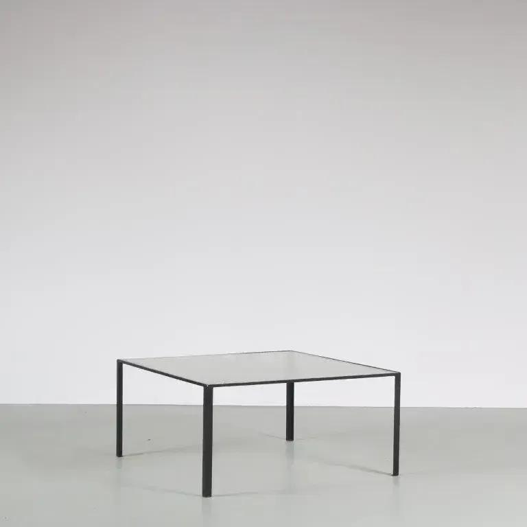 1950s Safety Glass Coffee Table By Floris Fiedeldij For Artimeta, Netherlands