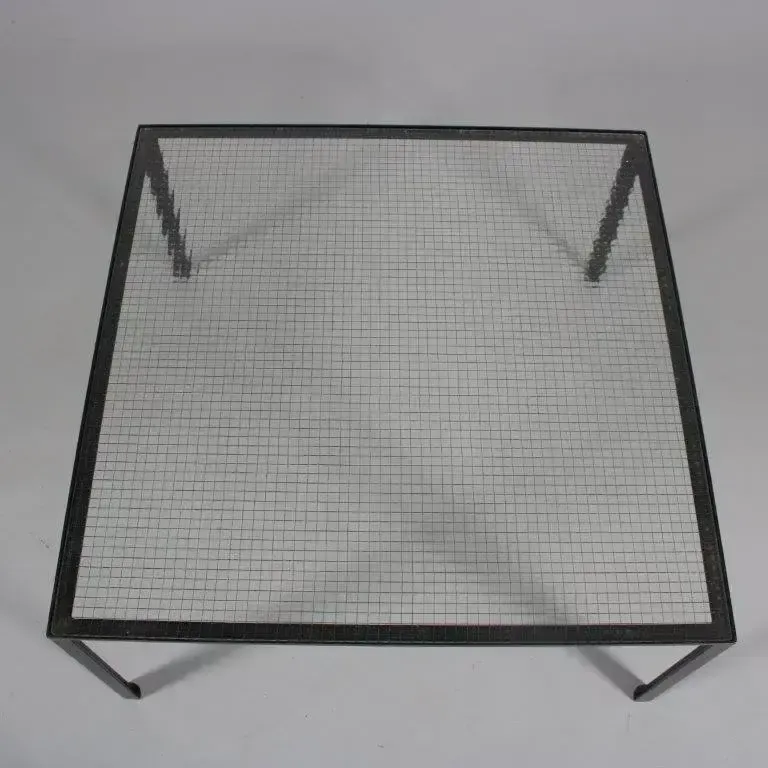 1950s Safety Glass Coffee Table By Floris Fiedeldij For Artimeta, Netherlands photo vintage