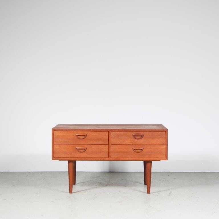 1960s Drawer Cabinet By Kai Kristiansen For Feldballes Mobelfabrik, Denmark photo vintage