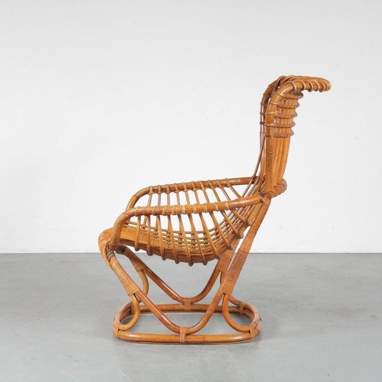 Tito Agnoli Lounge Chair For Bonacina, Italy 1960 photo for sale