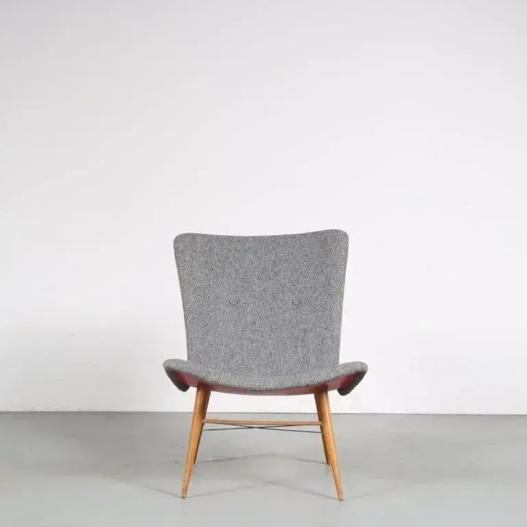 Miroslav Navratil Lounge Chair For Cesky Nabytek, Czech 1959 photo vinterior