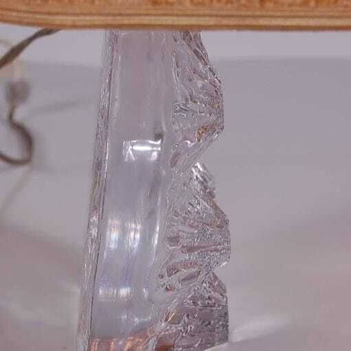 1970s Glass Table Lamp By Daum, France photo vinterior