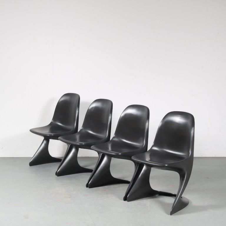 photo vintage 2000s Black “Casalino” Chair By Alexander Begge For Casala, Germany – Large Stock!
