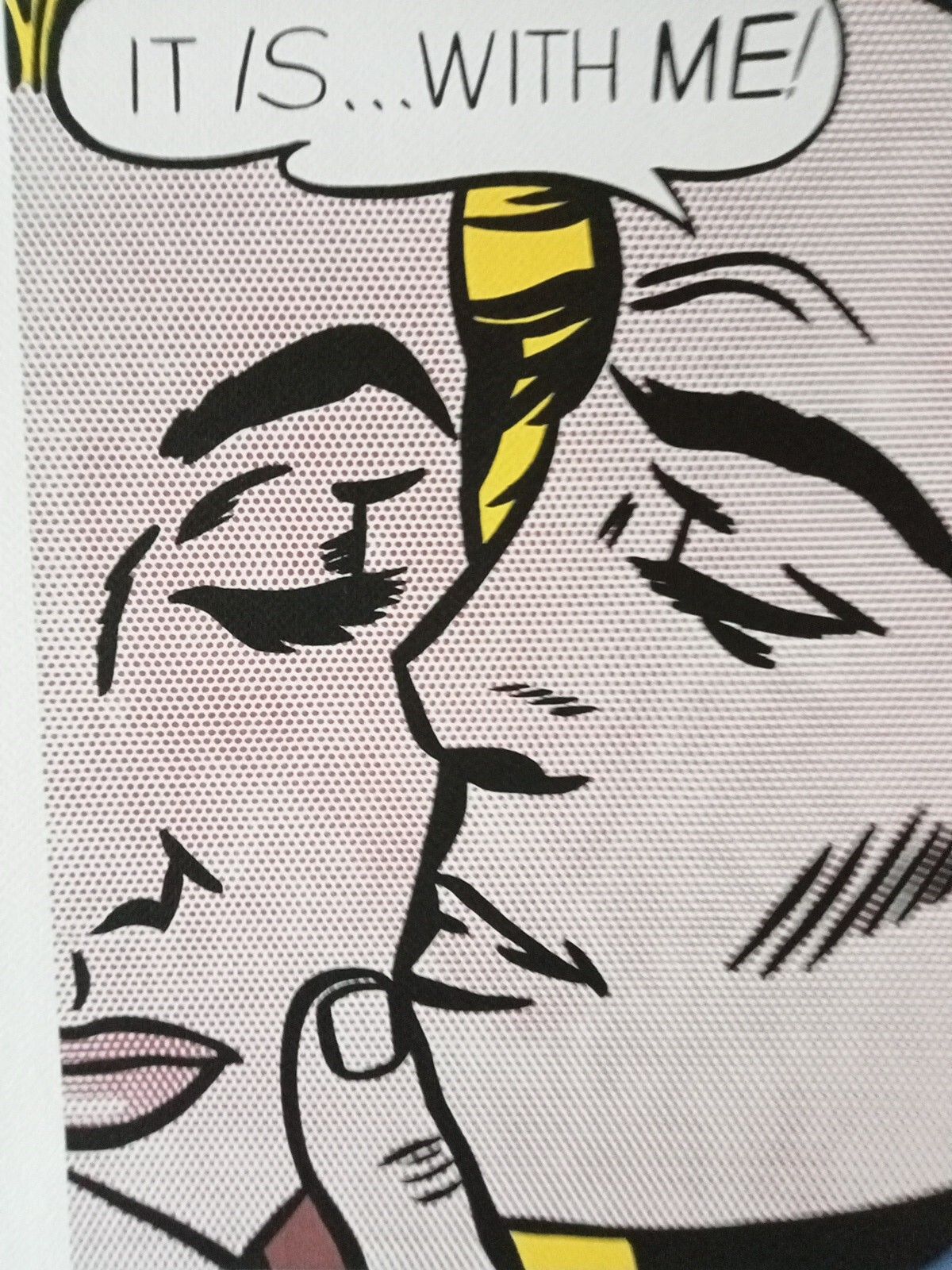 Roy Lichtenstein Certified Lithograph 35x50 photo for sale