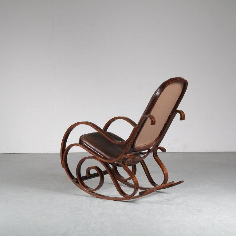 1970s Rocking Chair By Luigi Crassevig From Italy