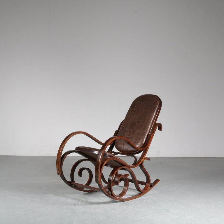 1970s Rocking Chair By Luigi Crassevig From Italy photo vinterior