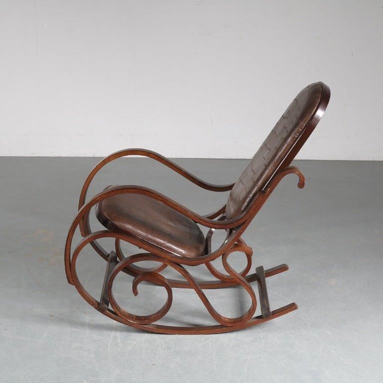 1970s Rocking Chair By Luigi Crassevig From Italy photo vintage