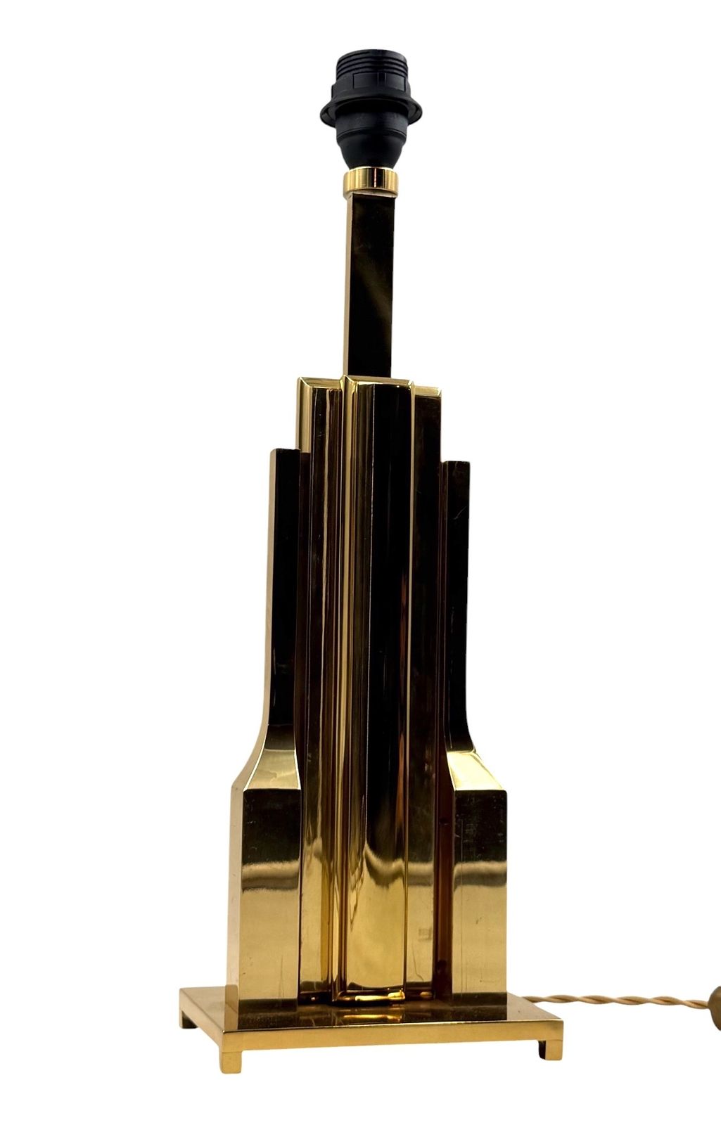 Luciano Frigerio, Hollywood Regency Mod. Tartaro Table Lamp Base, Italy 1970 photo for sale