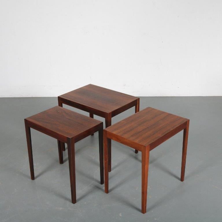 Svenn Eske Kristensen Nesting Tables For Pontoppidan, Denmark 1960 photo furniture