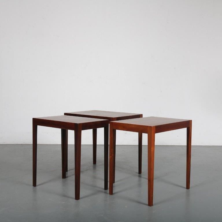 Svenn Eske Kristensen Nesting Tables For Pontoppidan, Denmark 1960 photo Furniture