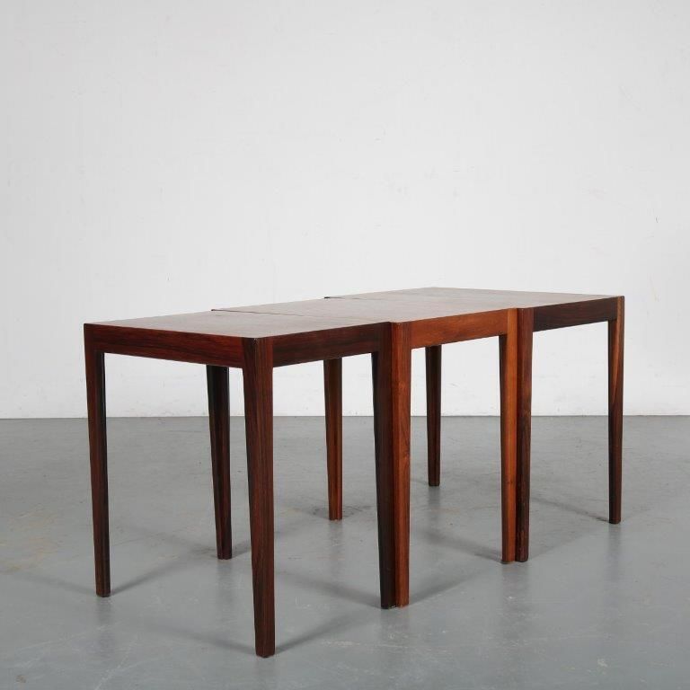 Svenn Eske Kristensen Nesting Tables For Pontoppidan, Denmark 1960 photo 732.0