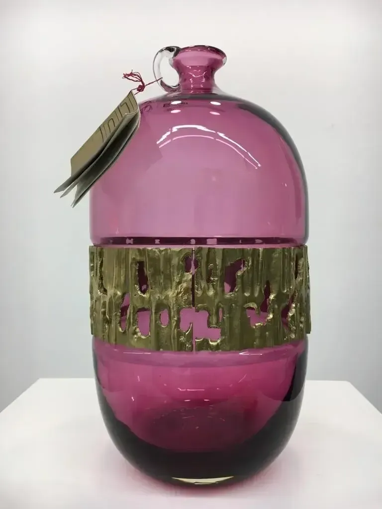 Angelo Brotto “Iside” Vase For Esperia, Italy 1980