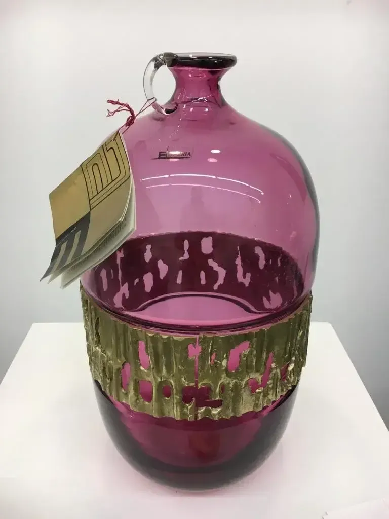 Angelo Brotto “Iside” Vase For Esperia, Italy 1980 photo Home Decor