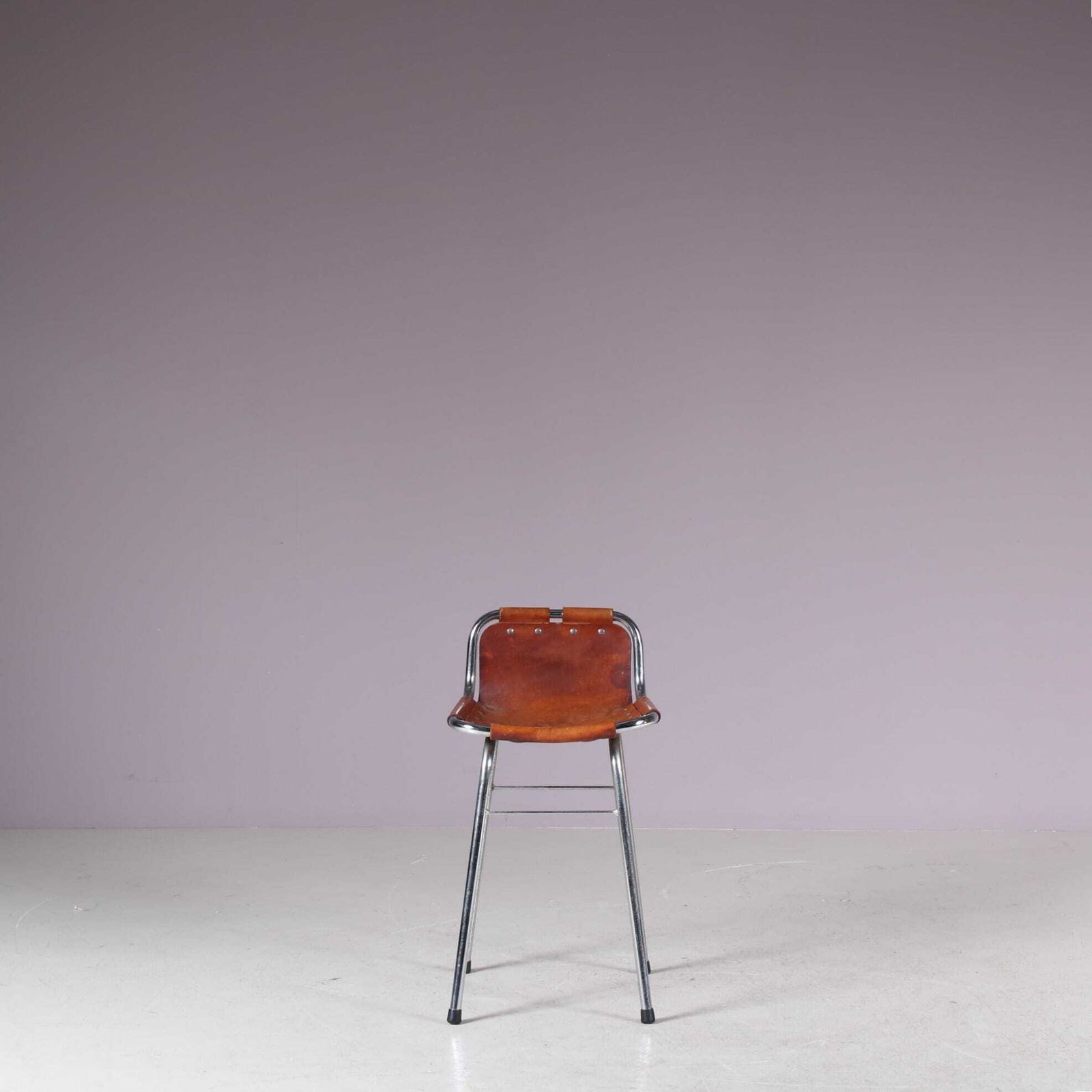 1970s Charlotte Perriand Bar Stool For Les Arcs, France photo for sale