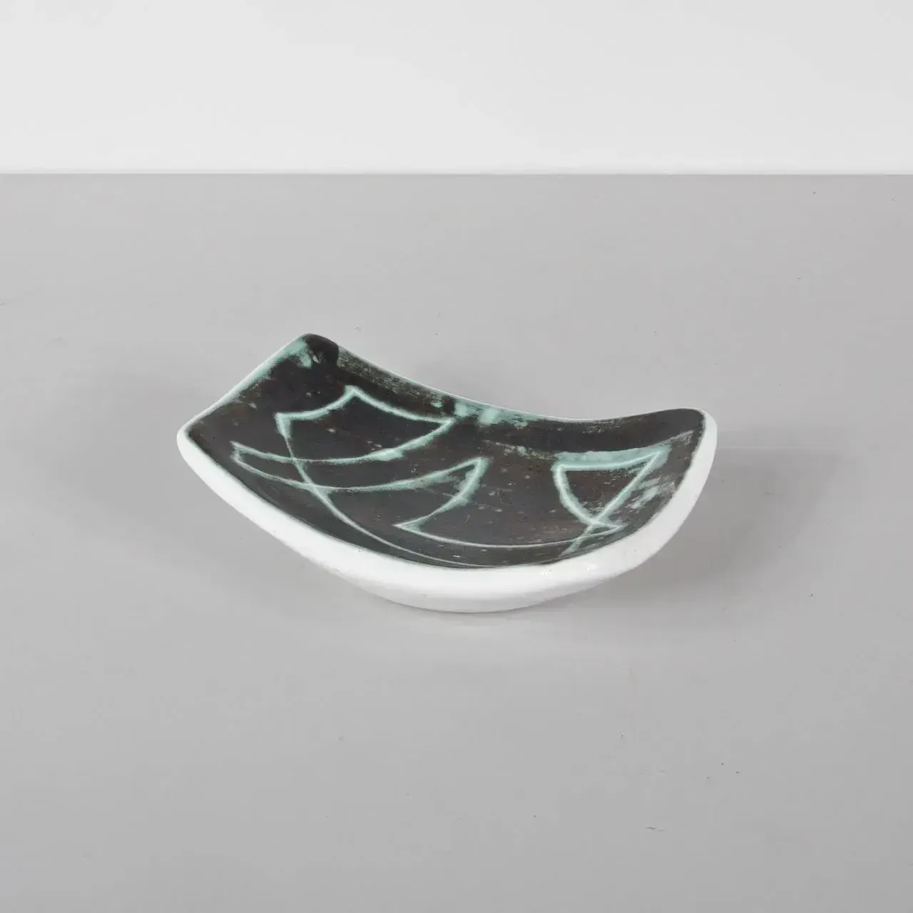 1960s Ceramic Dish In The Manner Of Georges Jouve, France photo furniture
